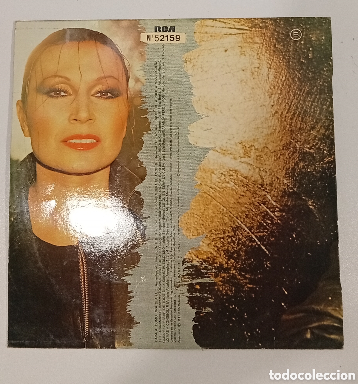 Discos de vinilo: .DISCO DE VINILO ROCIO JURADO / COMO UNA OLA - Foto 2