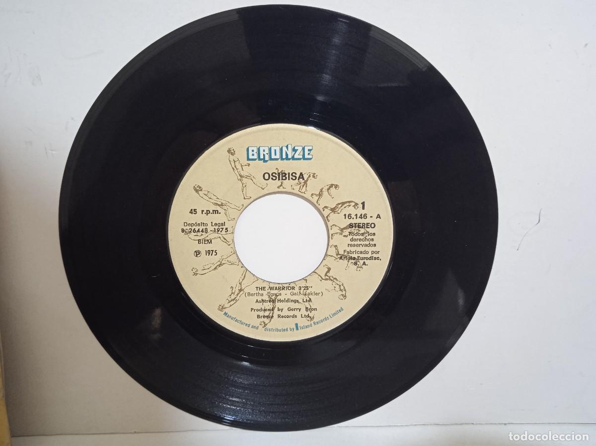 Discos de vinilo: Osibisa - The Warrior / Uhuru - Single - 1975 - Foto 3