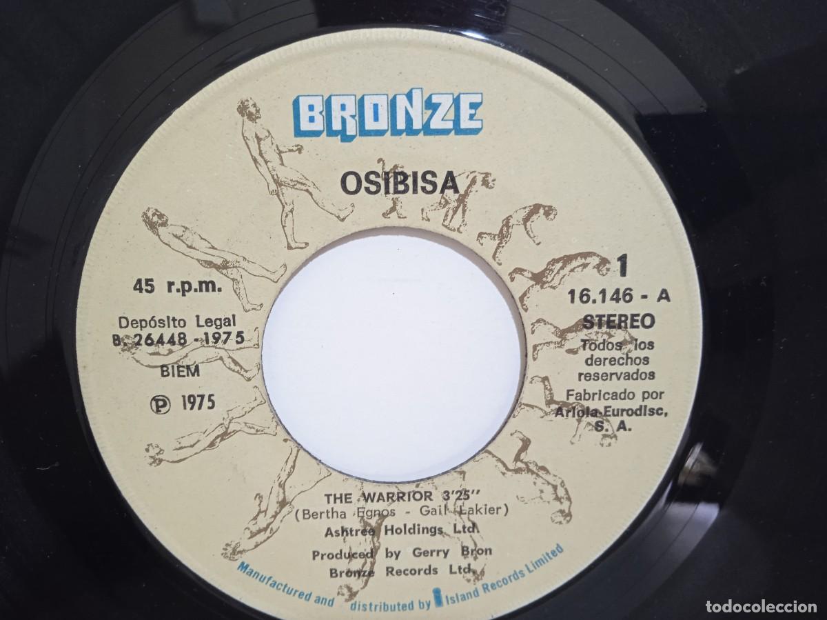 Discos de vinilo: Osibisa - The Warrior / Uhuru - Single - 1975 - Foto 4