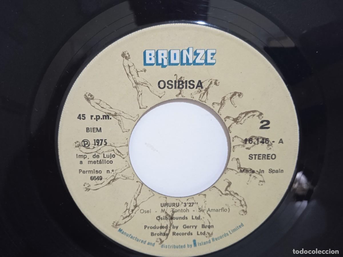 Discos de vinilo: Osibisa - The Warrior / Uhuru - Single - 1975 - Foto 6