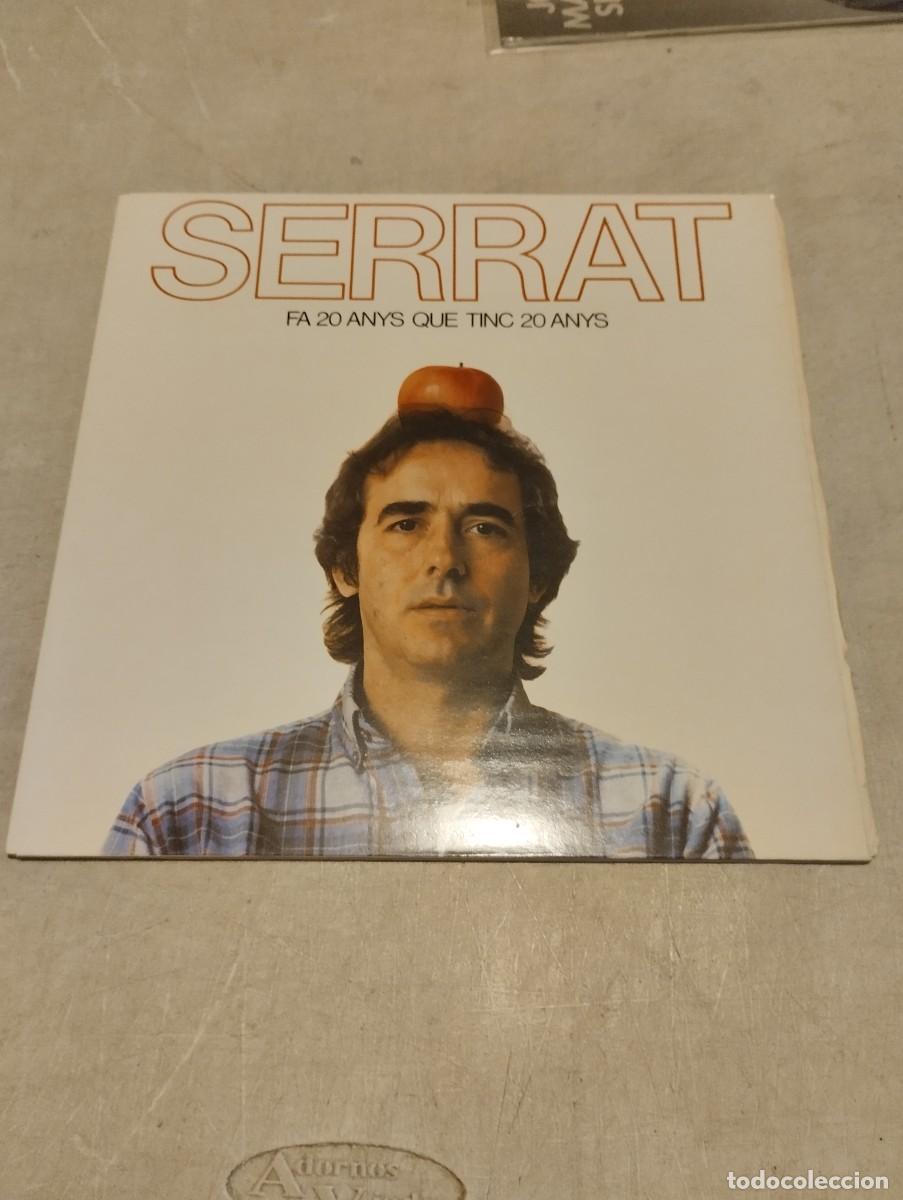 Discos de vinilo: SERRAT LP FA 20 ANYS QUE PINC 20 ANYS ESP.1984 INSERT LETRAS PORTADA ABIERTA