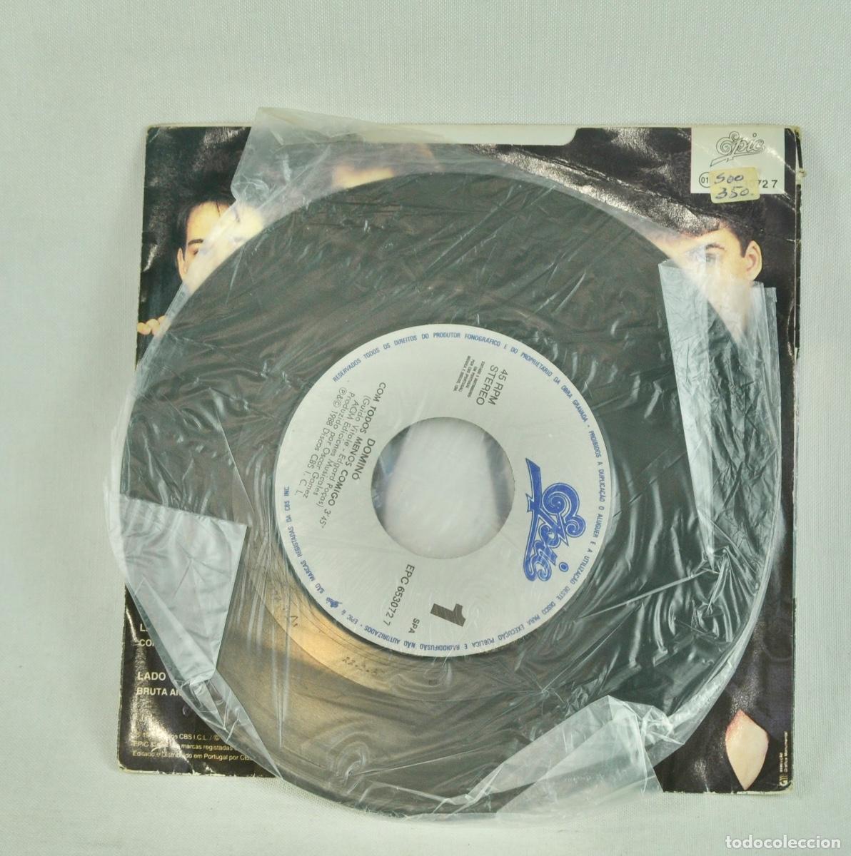 Discos de vinilo: Domin&oacute; - Com todos menos comigo - Foto 3