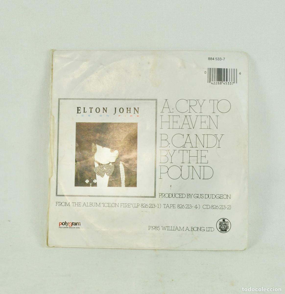 Discos de vinilo: Elton John - a cry to heaven - Foto 2