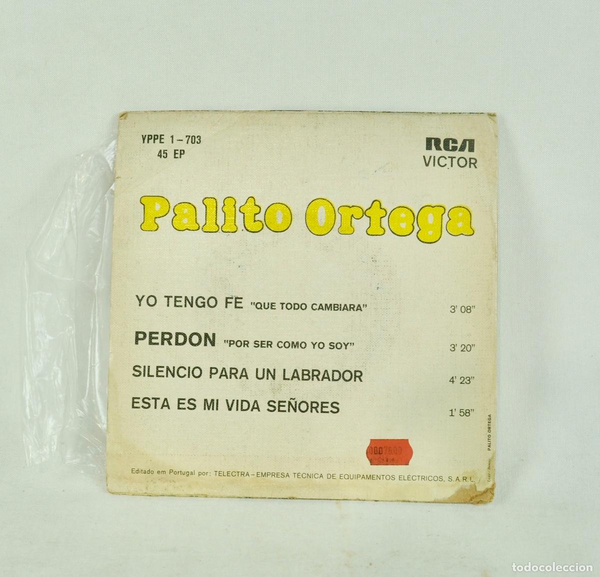 Discos de vinilo: Palito Ortega - Yo tengo fe - Foto 2