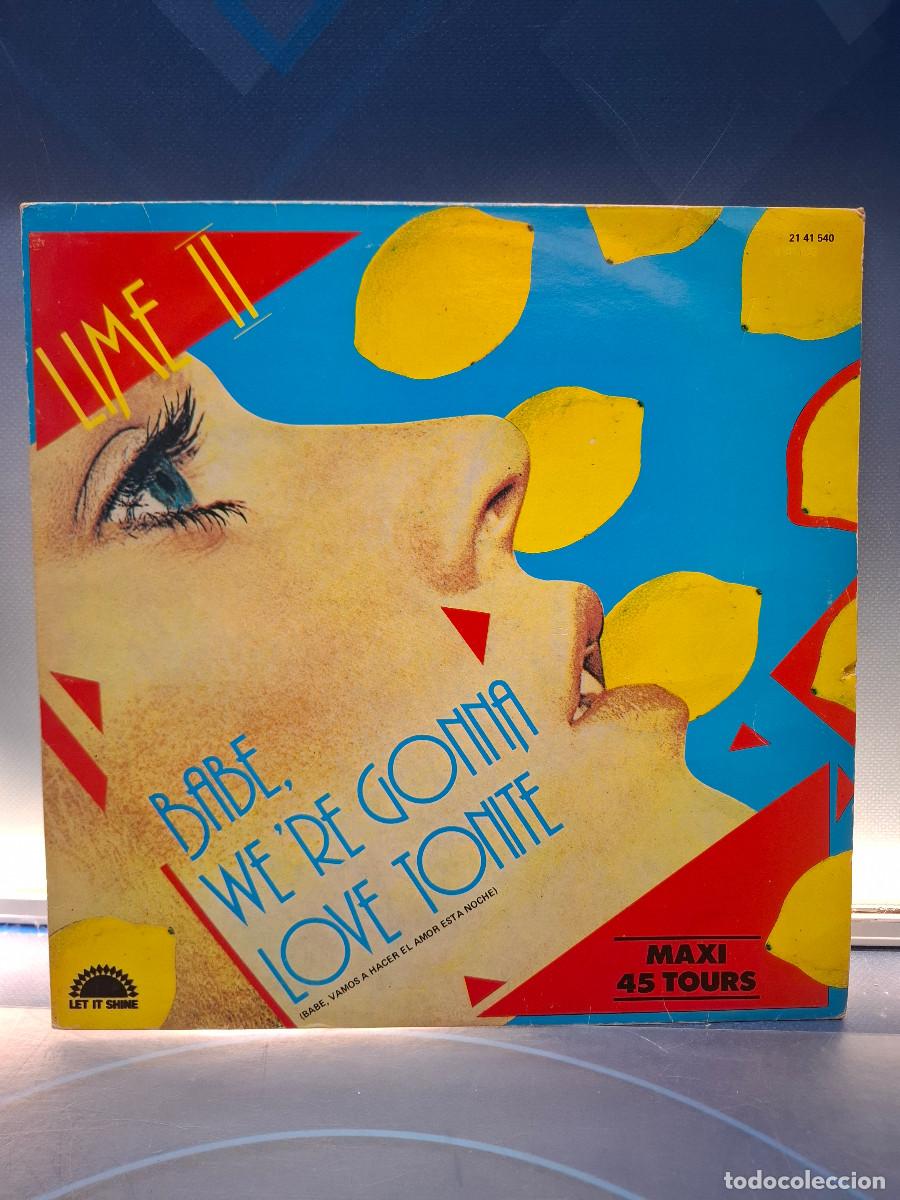 Discos de vinilo: Disco, Lp, Lime II, Babe We re Gonna Love Tonite, 1982