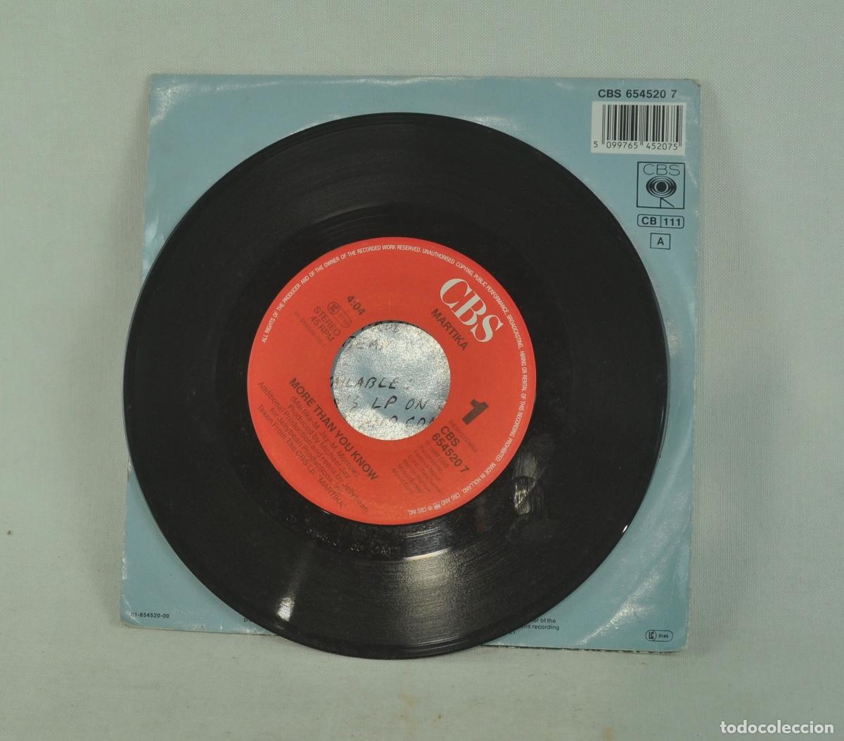 Discos de vinilo: Martika. - More than you know - Foto 3