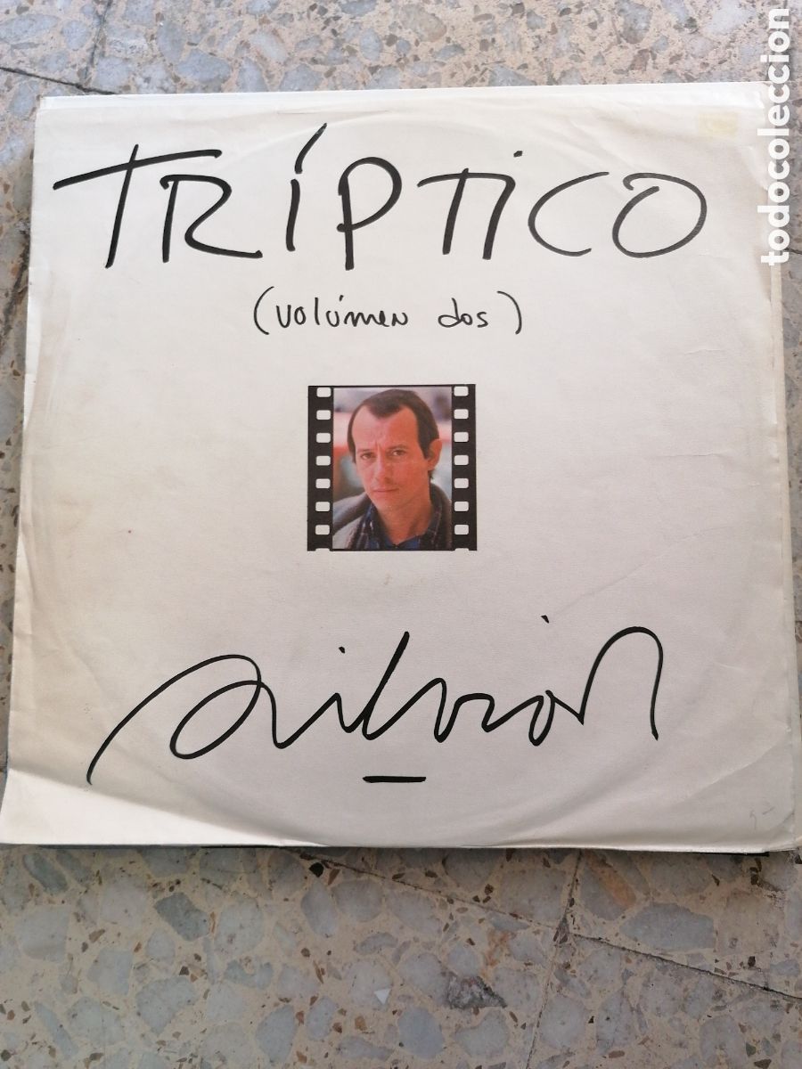Discos de vinilo: LP SILVIO RODRIGUEZ TRIPTICO VOLUMEN DOS 1984 AREITO CUBA