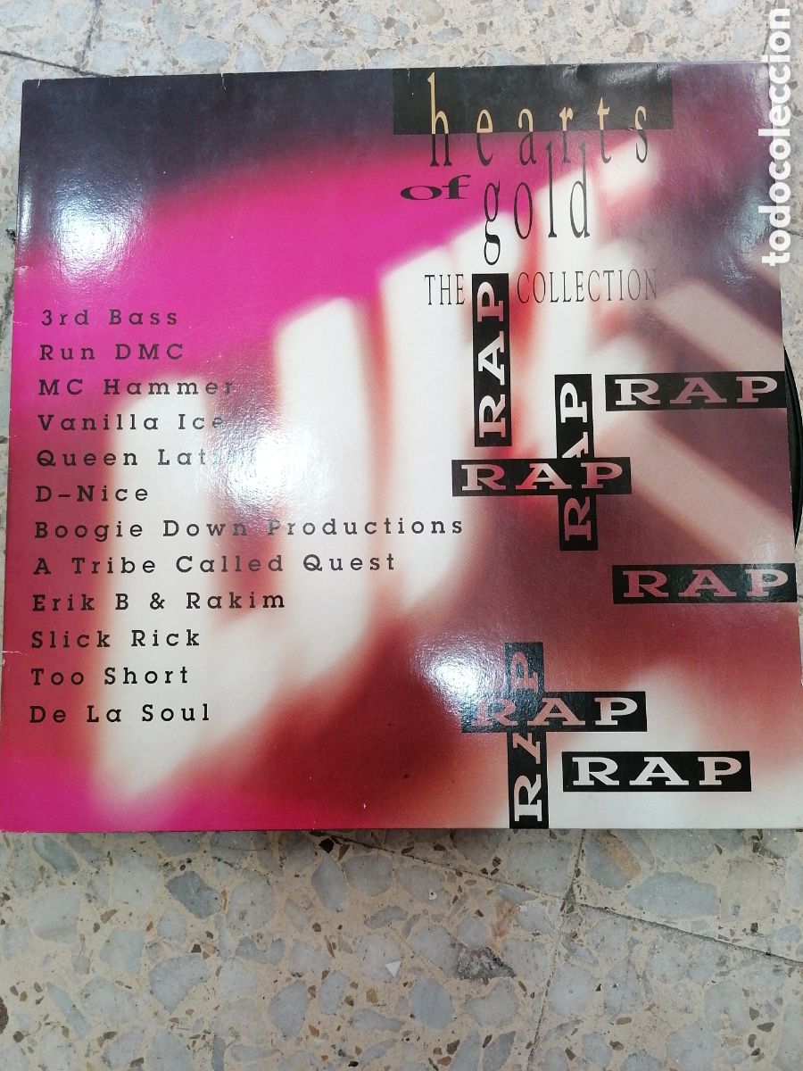Discos de vinilo: LP HEARTS OF GOLD THE RAP COLECCTION 1991 GERMANY