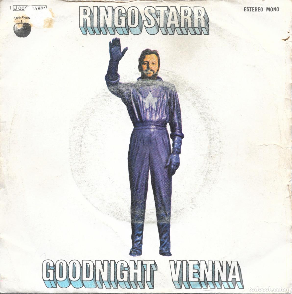 Discos de vinilo: Single Goodnight Vienna / No no song - Ringo Starr - Beatles - Compra m&iacute;nima 6&euro;