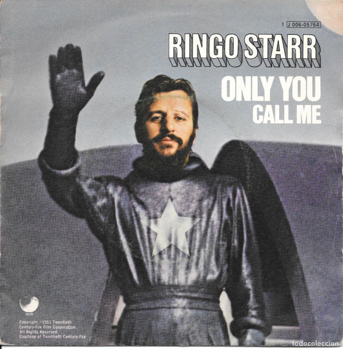 Discos de vinilo: Single Only you / Call me - Ringo Starr - Beatles - Compra m&iacute;nima 6&euro;