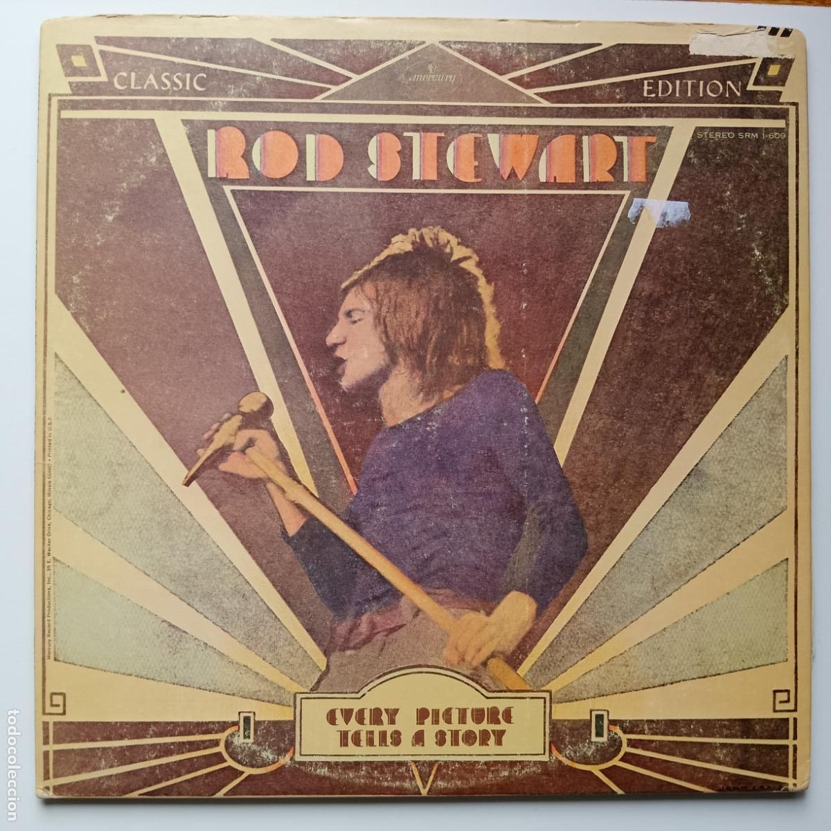 Discos de vinilo: Rod Stewart-Every Picture Tells A Story (LP Mercury 1971) 'Maggie May'. Faces, Bob Dylan, Jeff Beck
