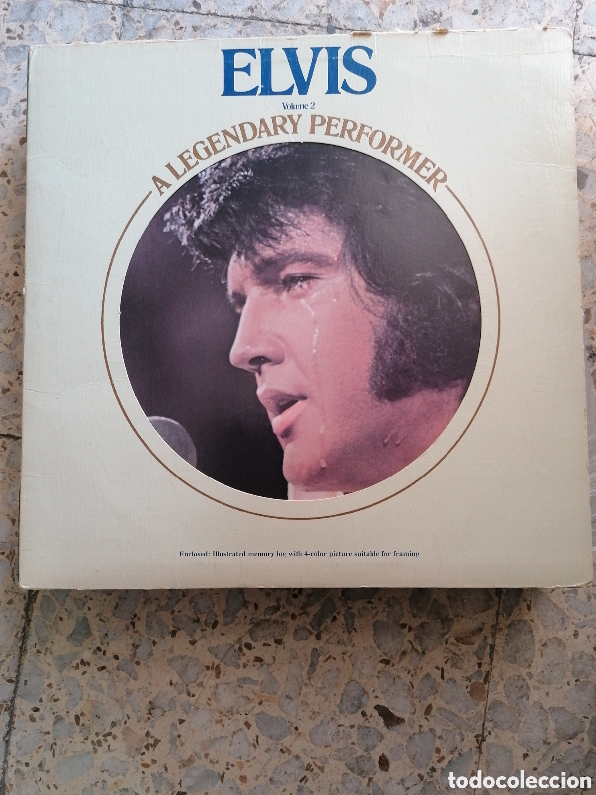Discos de vinilo: LP ELVIS A LEGENDARY PERFORMER VOLUMEN 2 USA 1976 INSERT