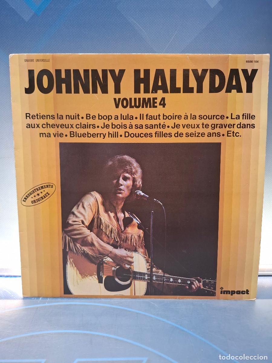 Discos de vinilo: Disco, Lp, Johnny Hallyday Volume 4, 1977