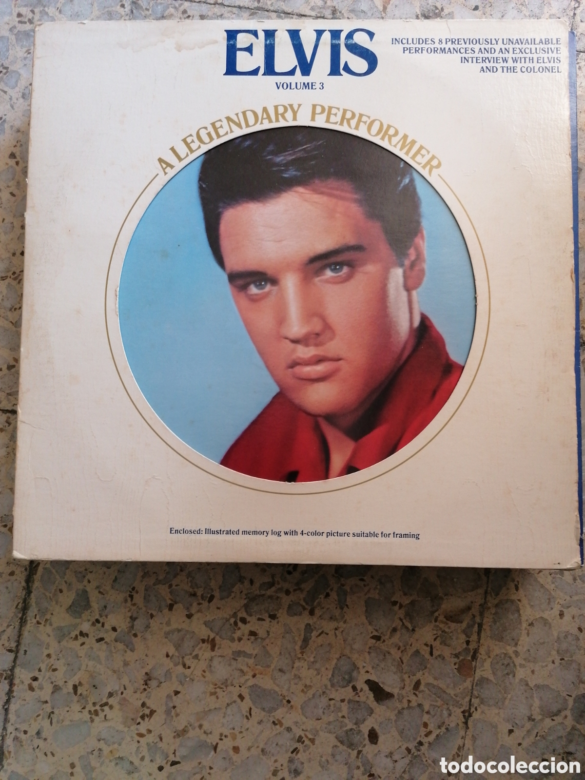 Discos de vinilo: LP ELVIS A LEGENDARY PERFORMER VOLUMEN 3 USA 1978 INSERT