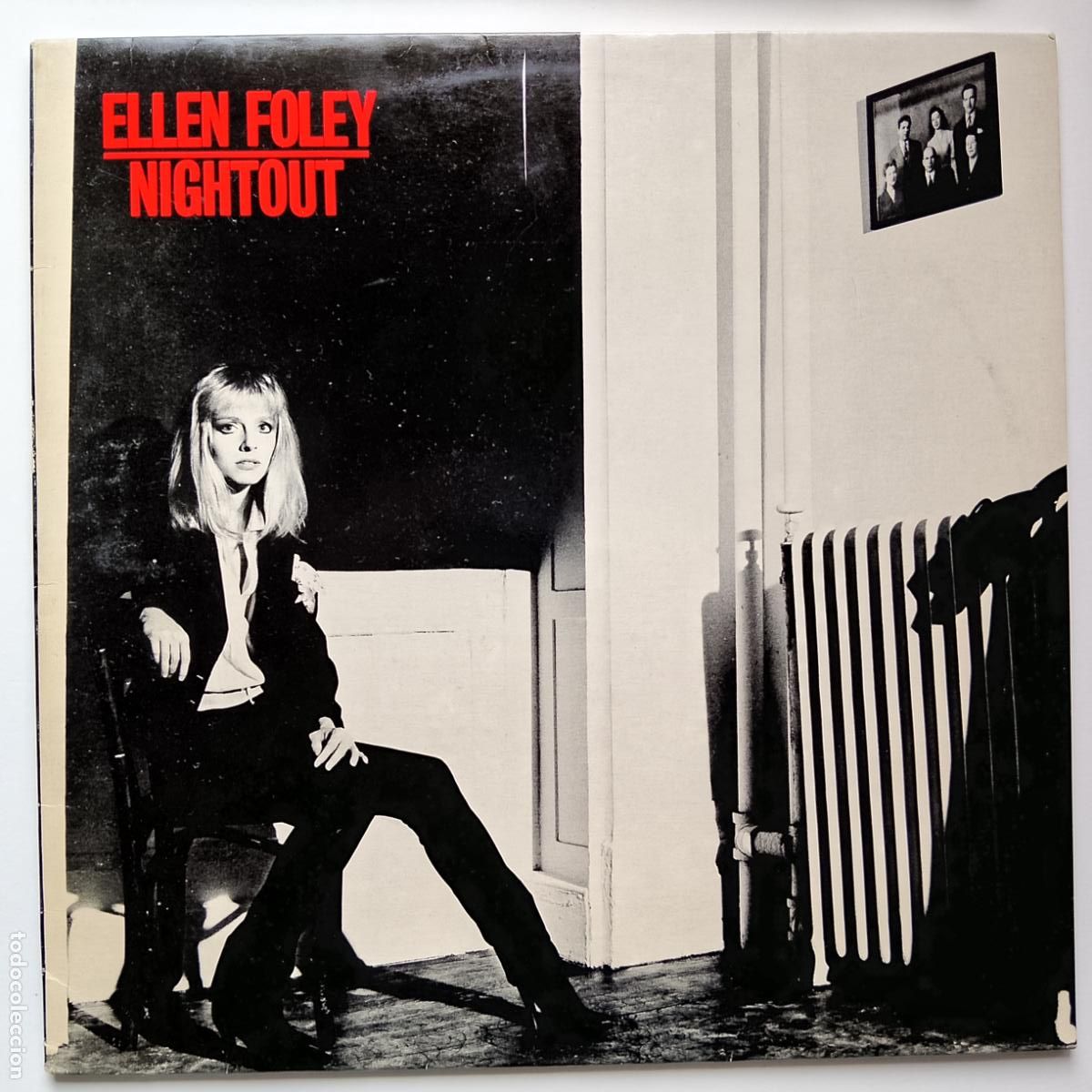 Discos de vinilo: Ellen Foley-Nightout (LP Epic 1979) colab. Ian Hunter, Mick Ronson. The Clash, Mick Jones, Blondie