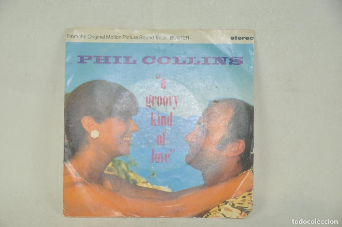 Discos de vinilo: Phil Collins - A groggy kind of love, bso Buster
