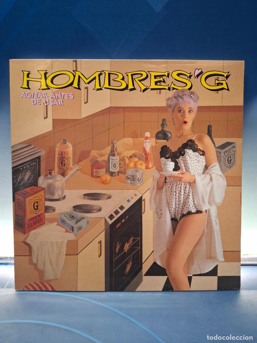 Discos de vinilo: Disco, Lp, Hombres G, Agitar Antes De Usar, 1988