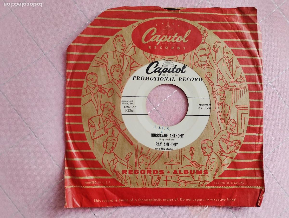 Discos de vinilo: Ray Anthony And His Orchestra &lrm;&ndash; Flip Flop,PROMOCIONAL, US 1955 Jazz Big Band