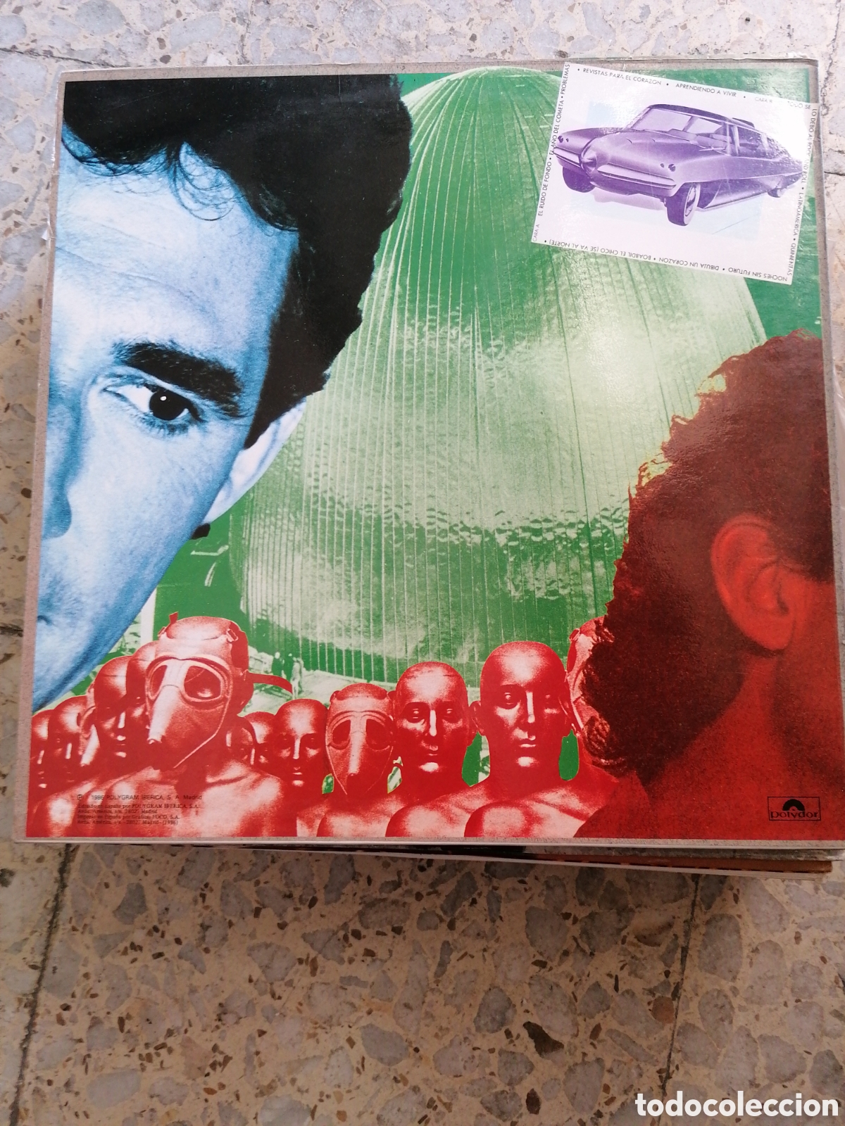 Discos de vinilo: LP MIGUEL RIOS EL A&Ntilde;O DEL COMETA 1986 INSERT - Foto 2