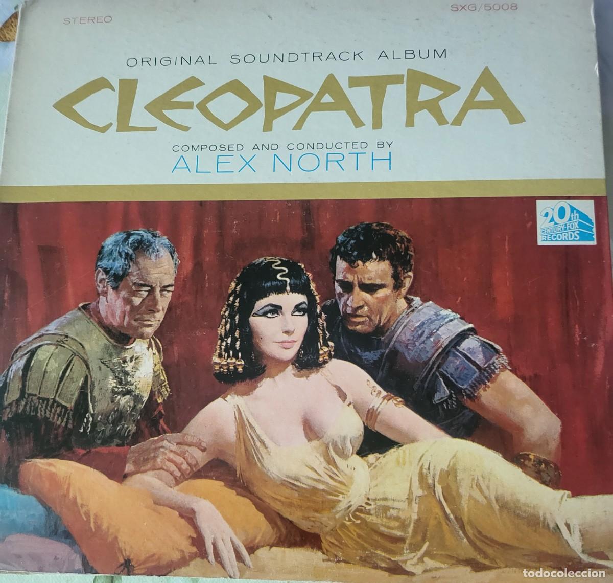 Discos de vinilo: Alex Nort Lp portada doble sello 20 th editado en USA a&ntilde;o 1967 del film Cleopatra...