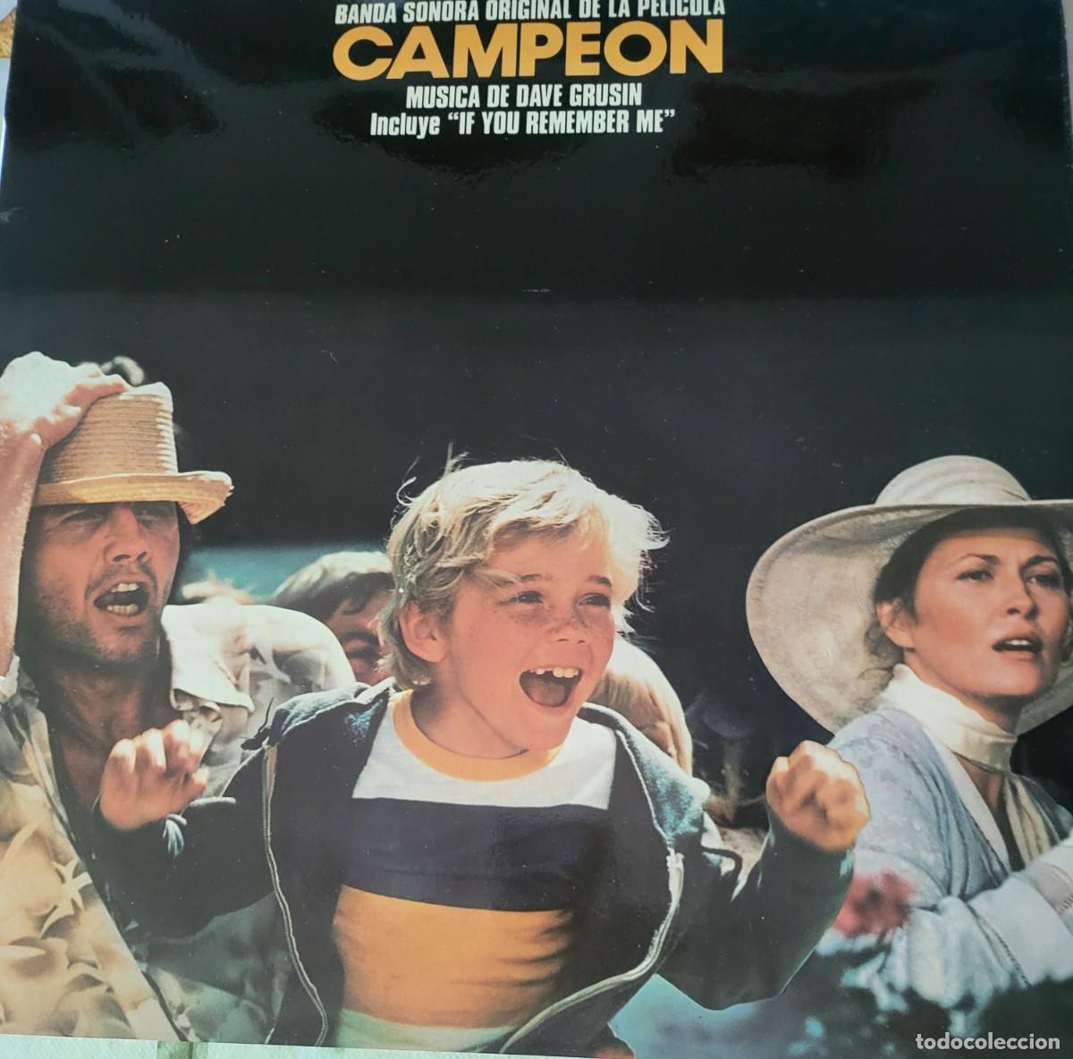 Discos de vinilo: Dave Grusin Lp sello MGM editado en Espa&ntilde;a a&ntilde;o 1979 del film Campe&oacute;n...