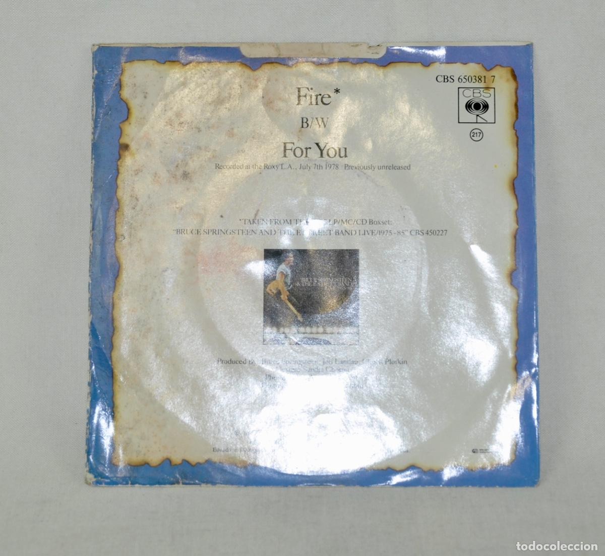 Discos de vinilo: Bruce Springsteen - Fire - Foto 2