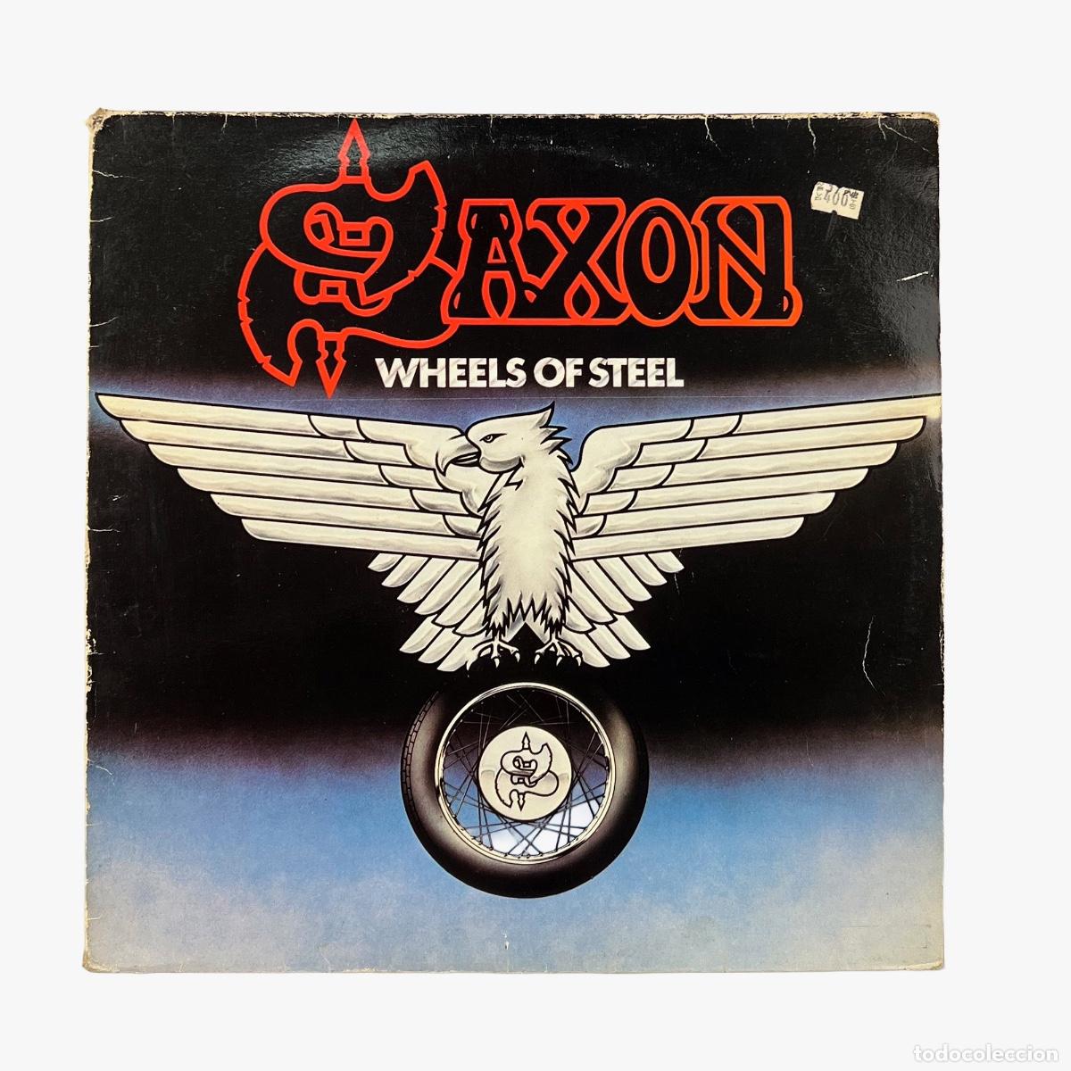 Discos de vinilo: LP. Saxon. Wheels of Steel (VG/VG)