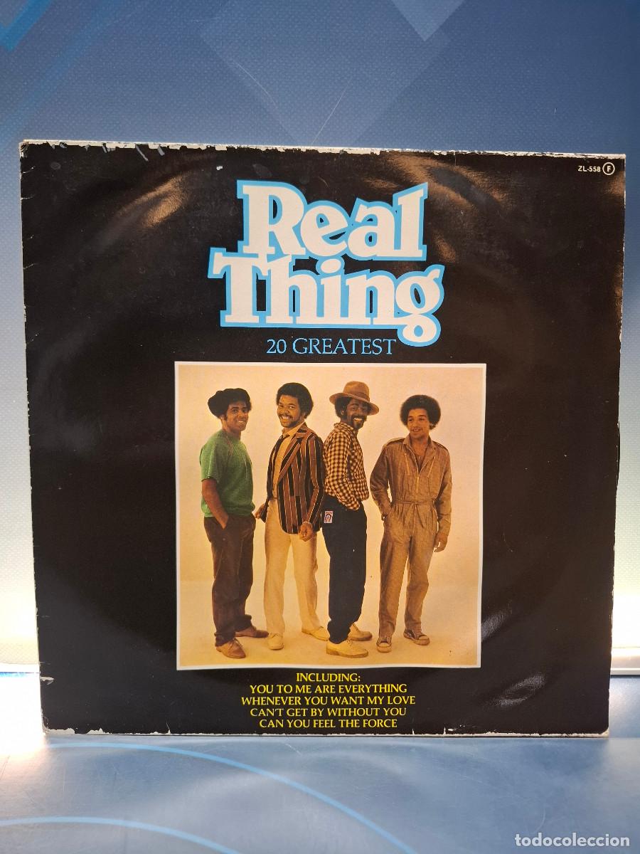 Discos de vinilo: Disco, Lp, Real Thing, 20 Greatest , 1982