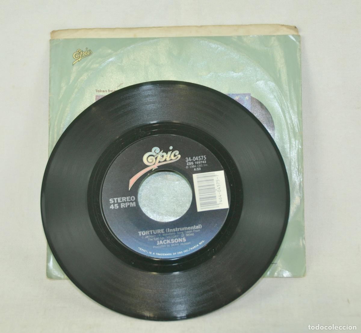 Discos de vinilo: Jacksons - Torture a&ntilde;o 1984 - Foto 3