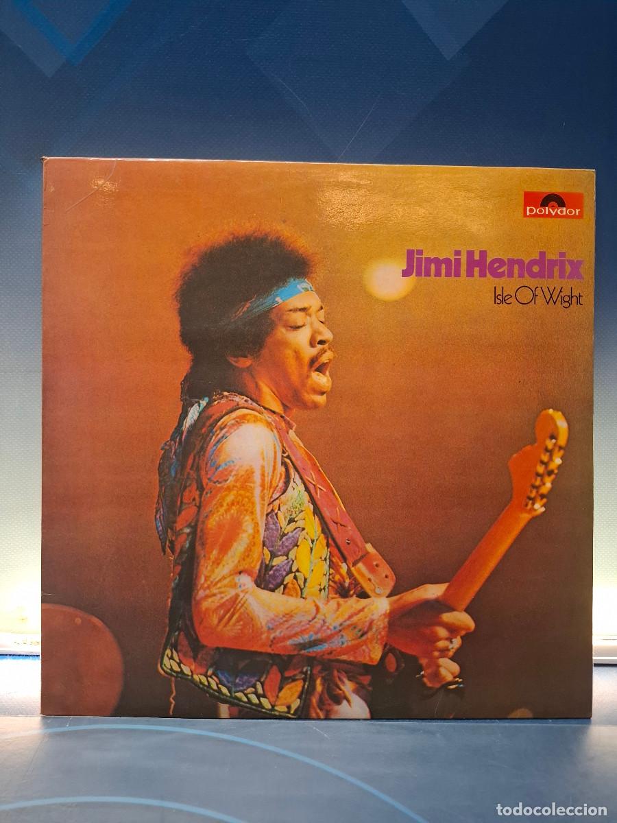 Discos de vinilo: Disco, Lp, Jimi Hendrix, Isle Of Wight, 1980