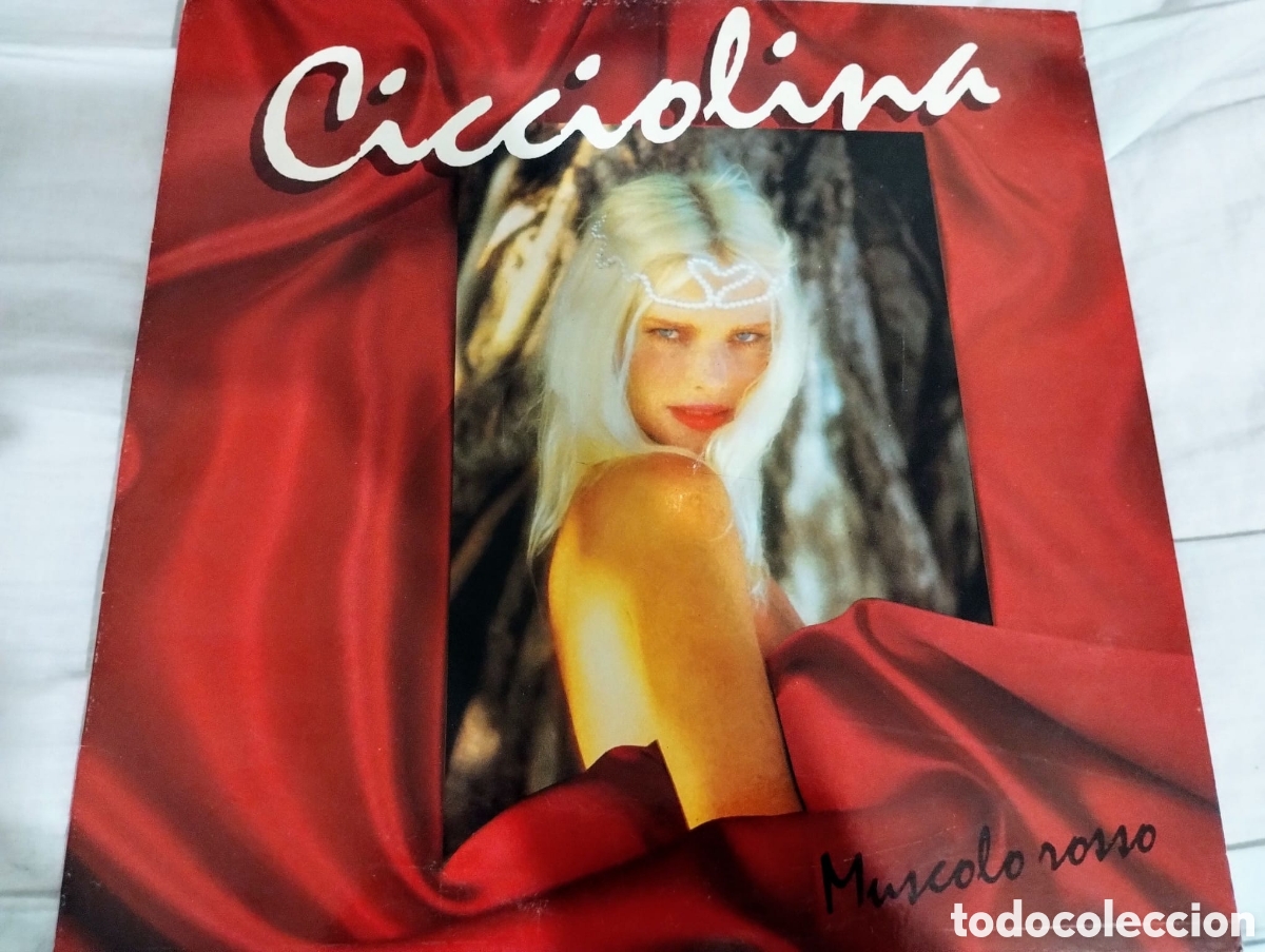 Discos de vinilo: CICCIOLINA &rdquo;Muscolo Rosso&rdquo; LP Ilona Staller CULT Porno Star Jay Horus VERY RARE!