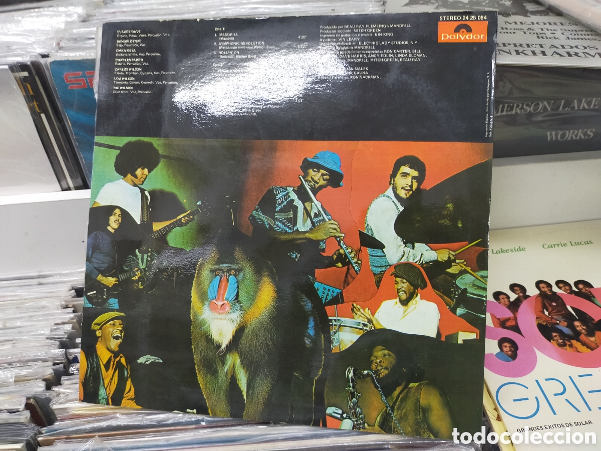 Discos de vinilo: Mandrill LP 1971 Espa&ntilde;a - Foto 2