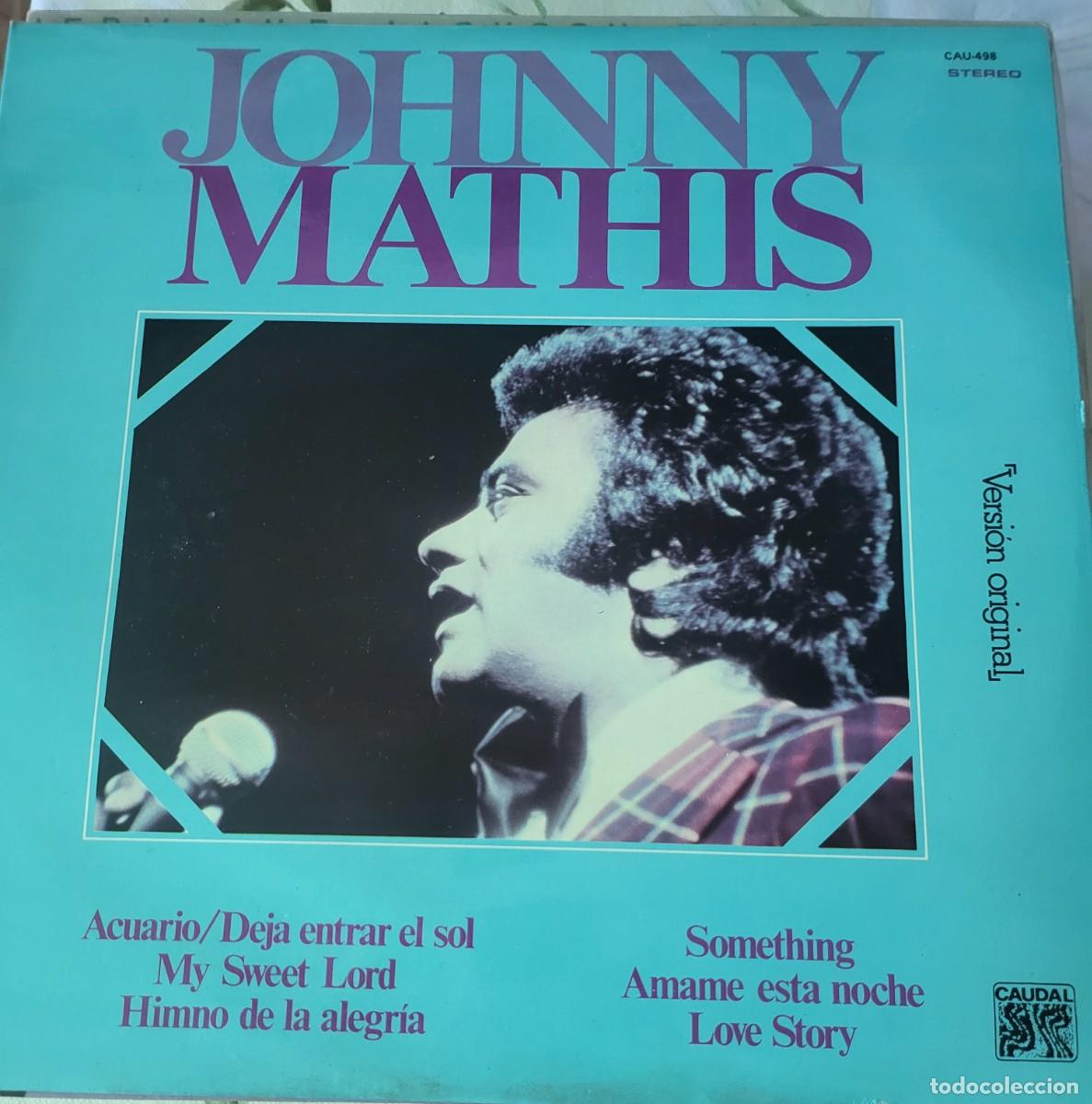 Discos de vinilo: Johnny Mathis Lp sello Caudal editado en Espa&ntilde;a a&ntilde;o 1977...