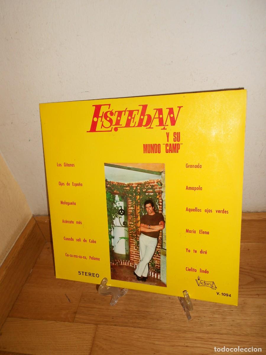 Discos de vinilo: ESTEBAN y su Mundo Camp - DISCO FIRMADO y DEDICADO en la Trasera de la Carpeta - 1&euro;y+