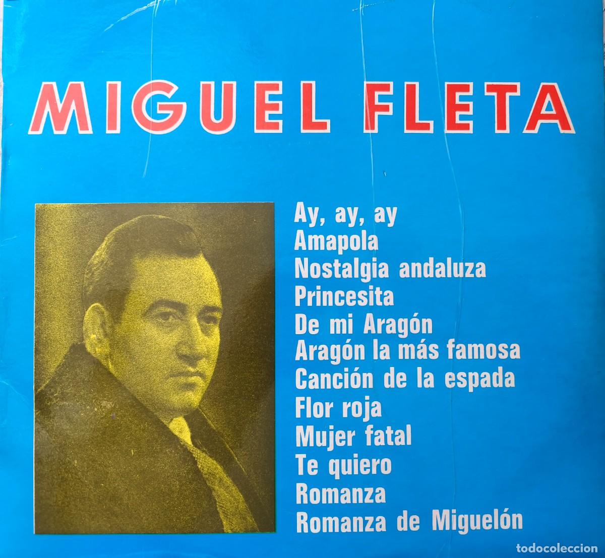 Discos de vinil: Miguel Fleta (1897&ndash;1938)
