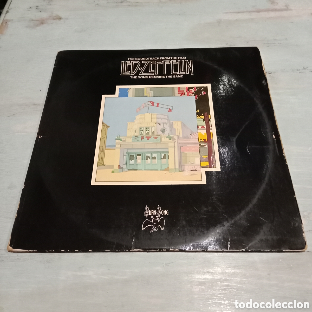 Discos de vinilo: LED ZEPPELIN - THE SOUNDTRACK FROM THE FILM &rdquo;THE SONG REMAINS THE SAME&rdquo; - LP DOBLE GATEFOLD