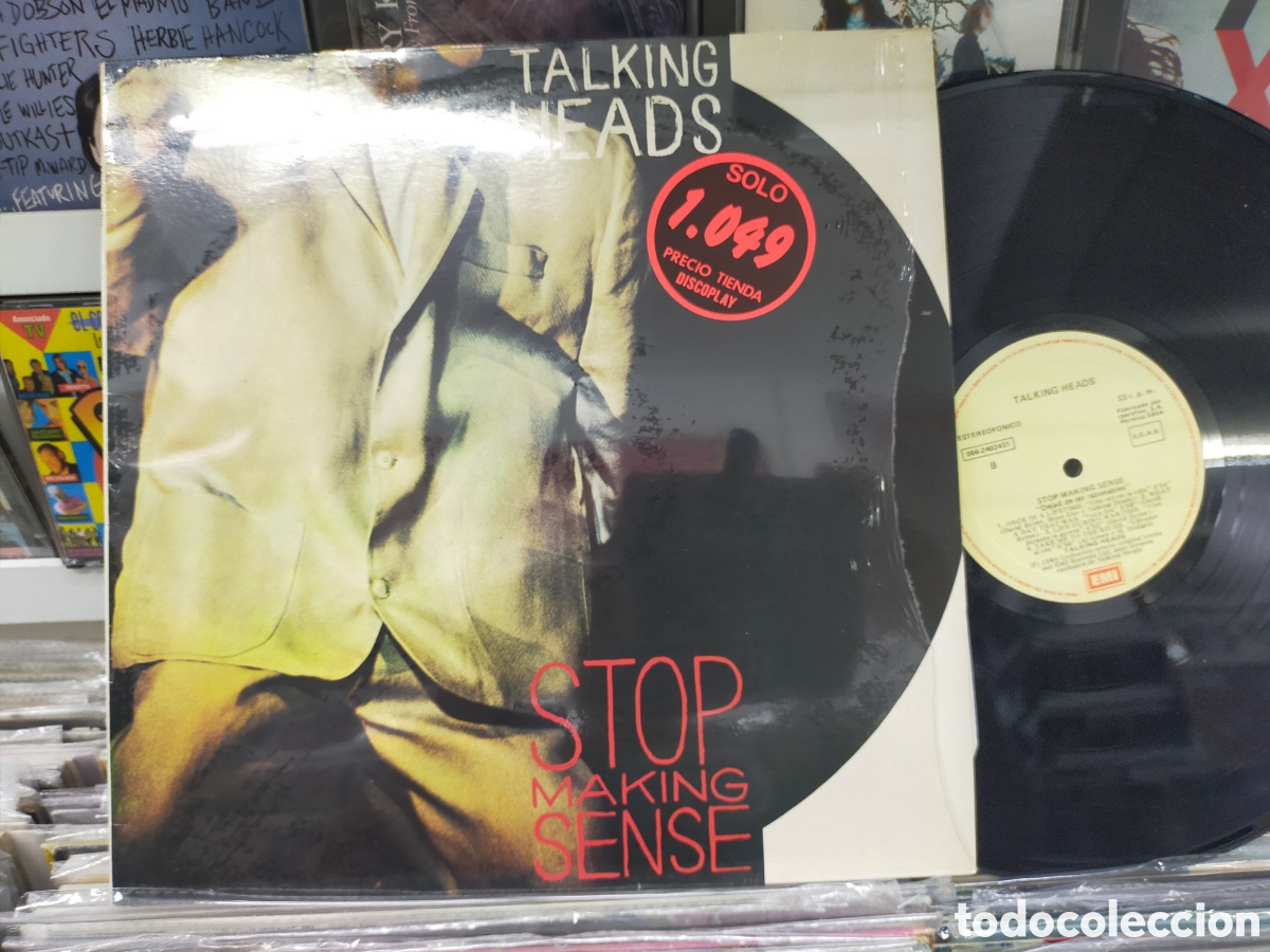 Discos de vinilo: Talking heads LP stop making sense Espa&ntilde;a 1984