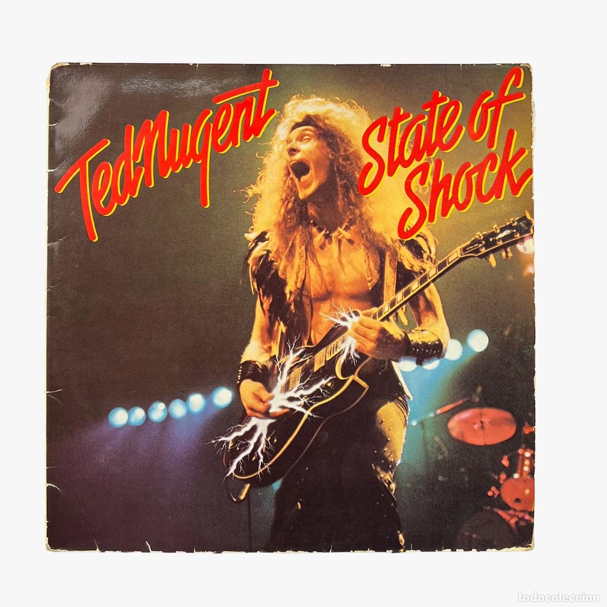 Discos de vinilo: LP. Ted Nugent. State of Shock (G+/VG+)