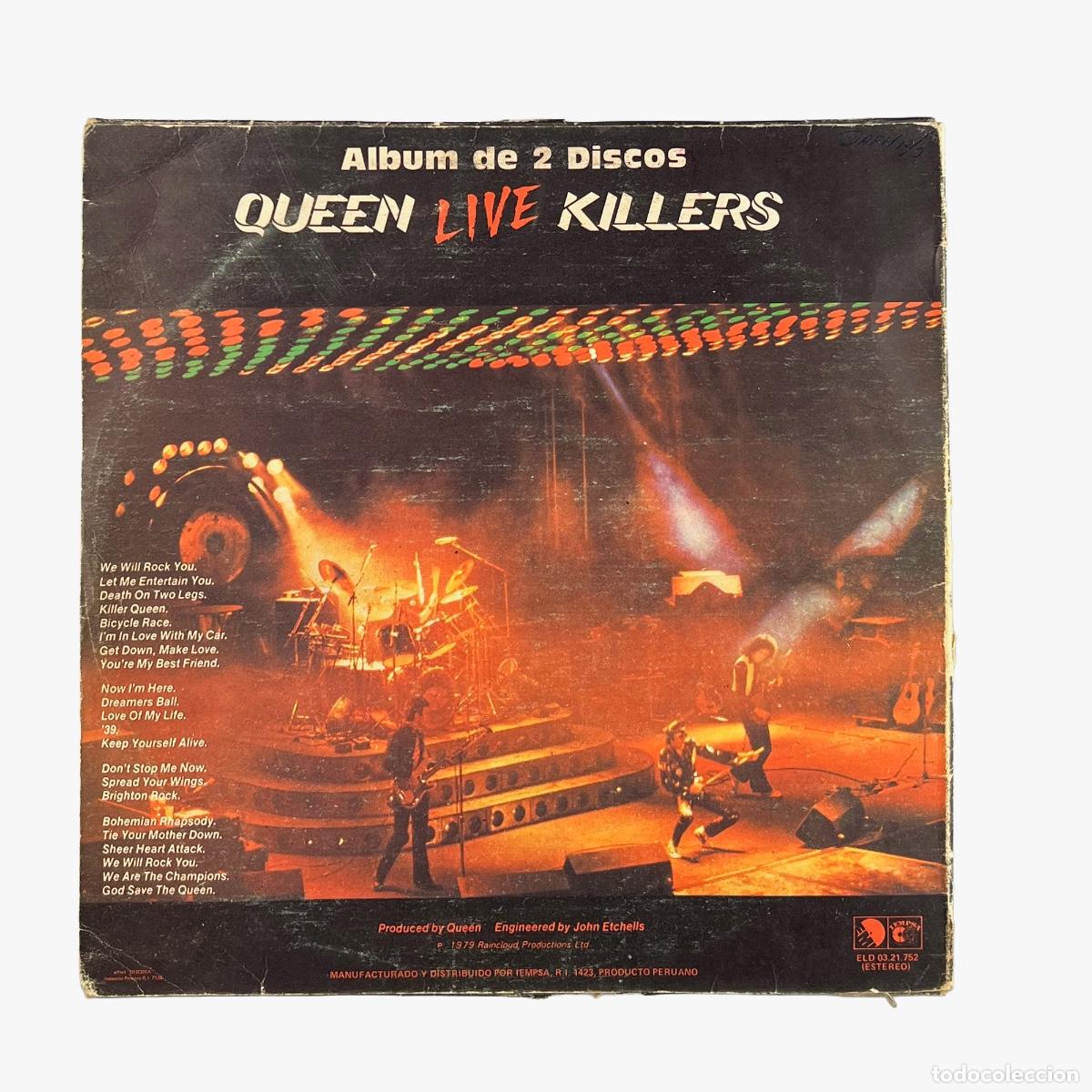 Discos de vinilo: 2xLP. Queen, Live Killers (VG/VG) - Foto 2