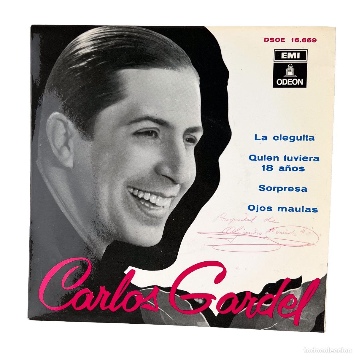 Discos de vinilo: EP. Carlos Gardel. La Cieguita +3 (VG+/VG+)