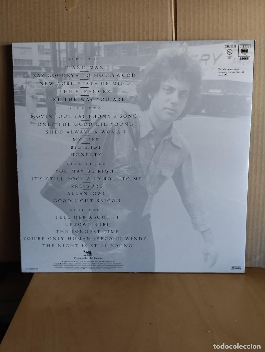 Discos de vinilo: BILLY JOEL ----- GREATEST HITS VOLUME I & VOLUME II - Foto 2