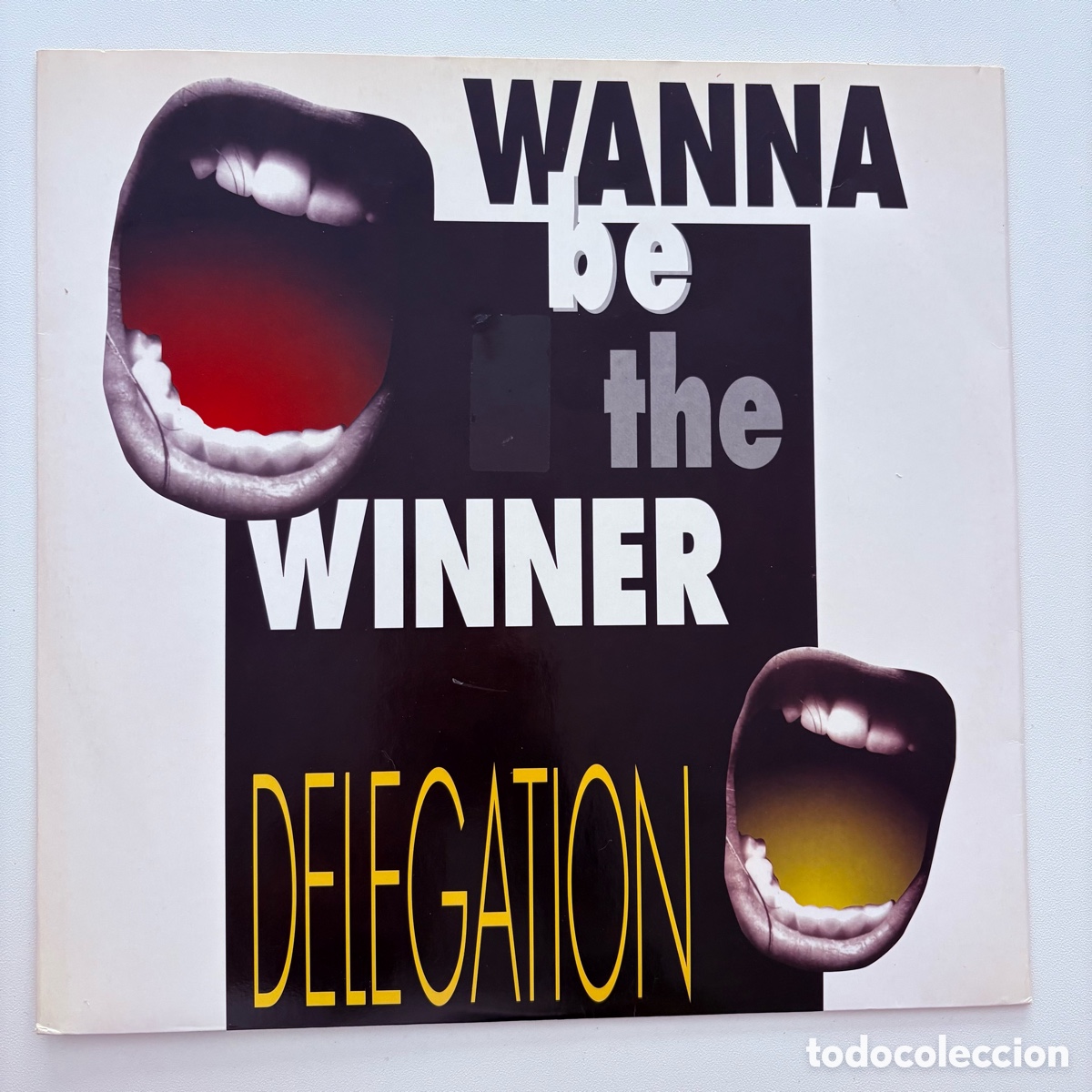 Discos de vinilo: maxi 12'' Delegation &ndash; Wanna Be The Winner edicion espa&ntilde;ola de 1994