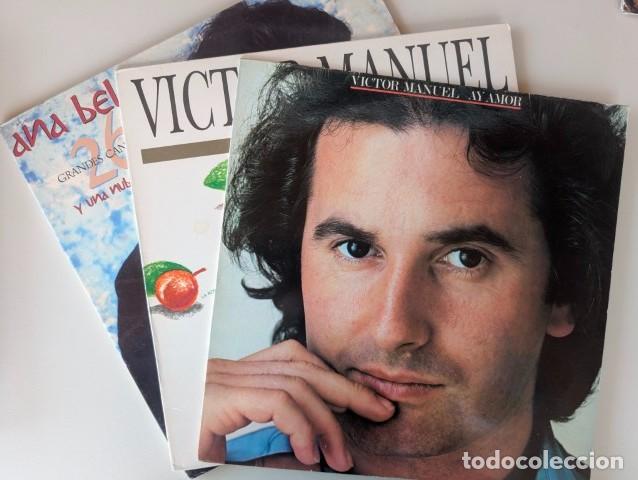 Discos de vinilo: L1328-L1329-L1330 VICTOR BELEN (2 LP/1980 Y 1989) Y ANA BELEN (1 LP/1989) - LOTE 3LP'S VINILO
