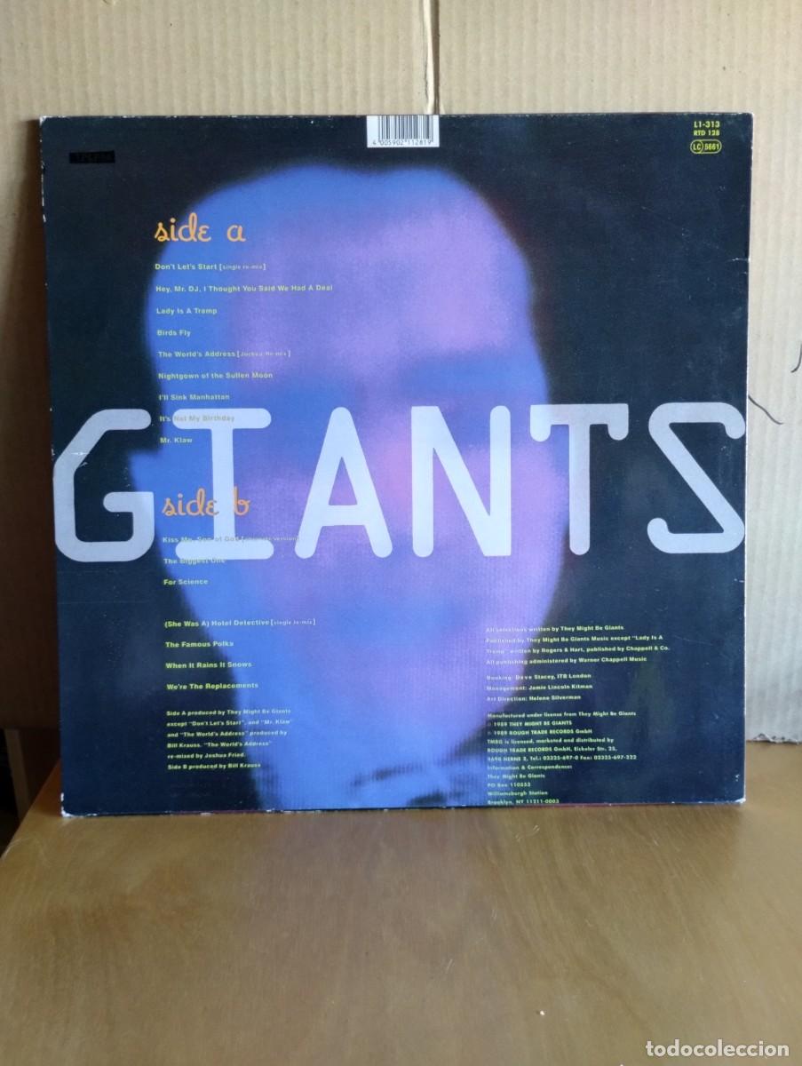 Discos de vinilo: THEY MIGHT BE GIANTS ------ DON&acute;T LET&acute;S START - Foto 2