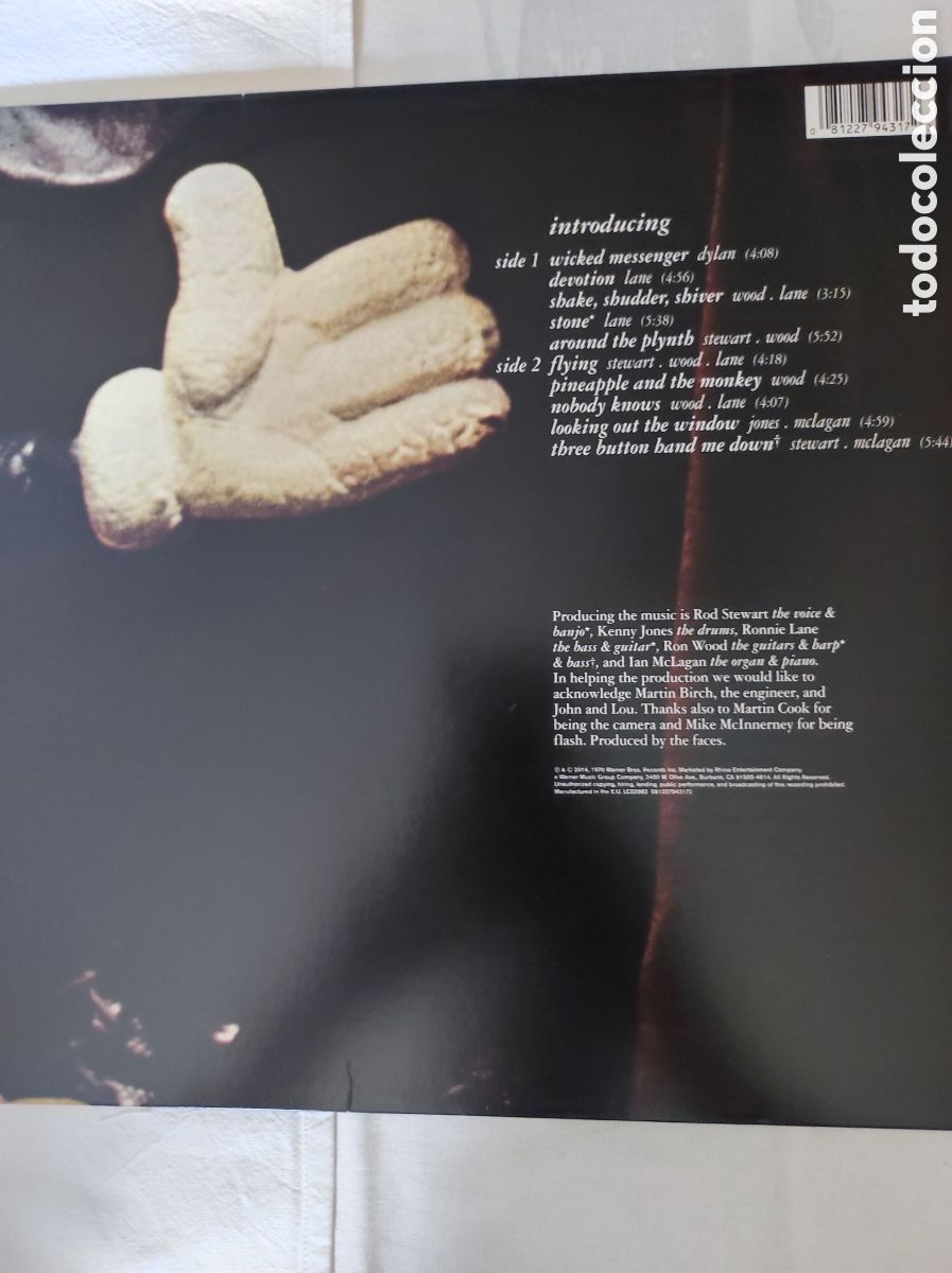 Discos de vinilo: FACES - FIRST STEP (2016) - Foto 2