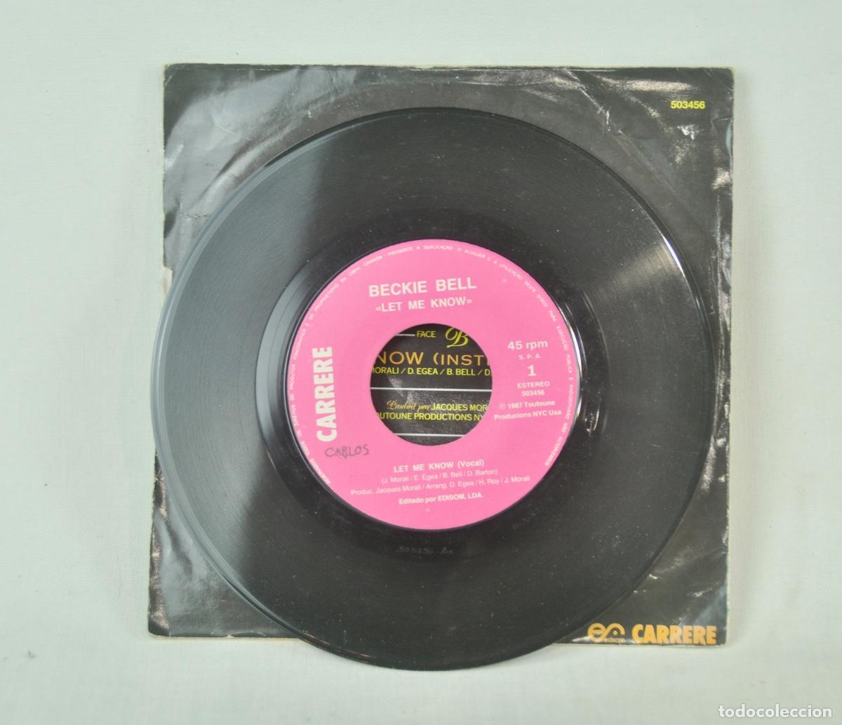 Discos de vinilo: Beckie Bell - Let me know - Foto 3