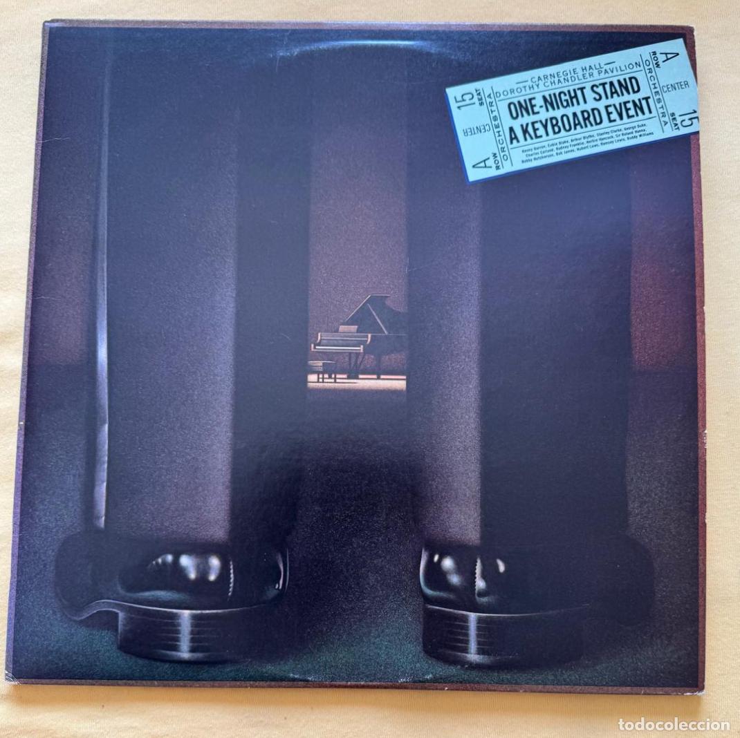 Discos de vinil: one night stand double 33t a keyboard event (columbia 1981 usa )EX EX