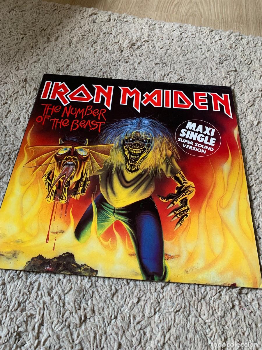 Discos de vinilo: MAXI 12 PULGADAS. IRON MAIDEN. THE NUMBER OF THE BEAST.