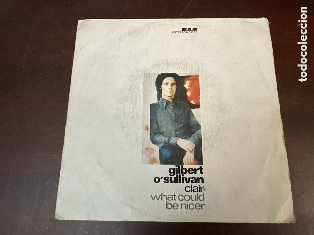 Discos de vinilo: SINGLE GILBERT O'SULLIVAN - CLAIR - ESPA&Ntilde;A - A&Ntilde;O 1972