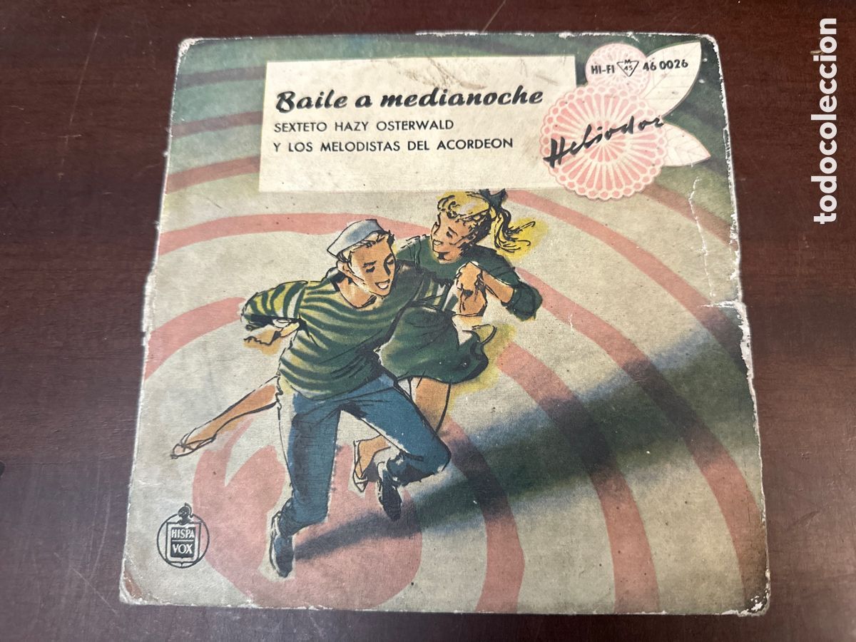 Discos de vinilo: SEXTETO HAZY OSTERWALD y LOS MELODISTAS DEL ACORDEON / Baile de medianoche EP